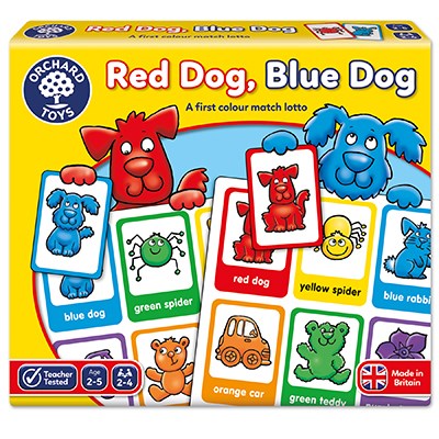 Red Dog, Blue Dog Game (Orchard Toys)