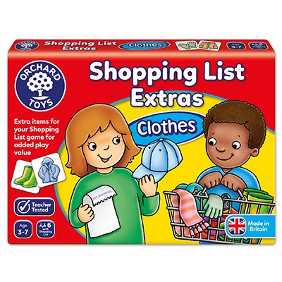 Shopping List Extras - Clothes (Orchard Toys)