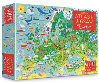 Europe - Atlas & Jigsaw Puzzle (300 pcs)